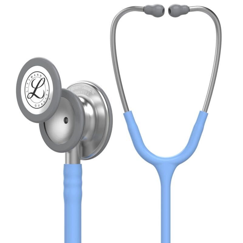 3M Littmann Classic III Stethoscope, Ceil Blue Tube, 27 inch, 5630 3M Littmann Classic III Stethoscope, Ceil Blue Tube, 27 inch, 5630