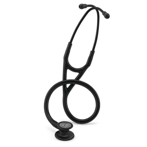 3M Littmann Cardiology IV Stethoscope All Black Finish Chestpiece Black Tube 6163