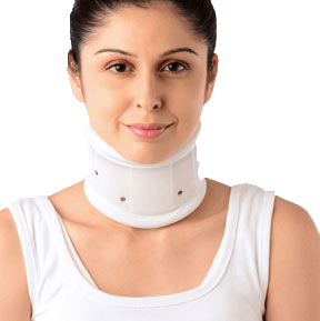 Firm cervical collar with adj. height