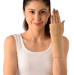 Elastic wrist splint long / 21 cm