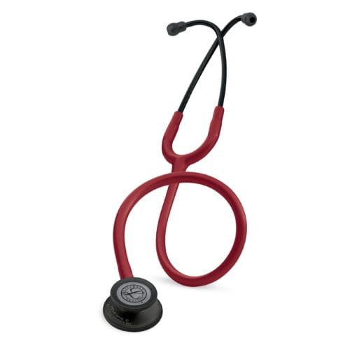 3M Littmann Classic III Stethoscope Burgundy with Black Finish Chestpiece 5868