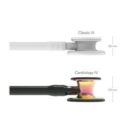 3m Littmann Cardiology Iv Stethoscope Black Rainbow Finish Smoke Stem 6240 2