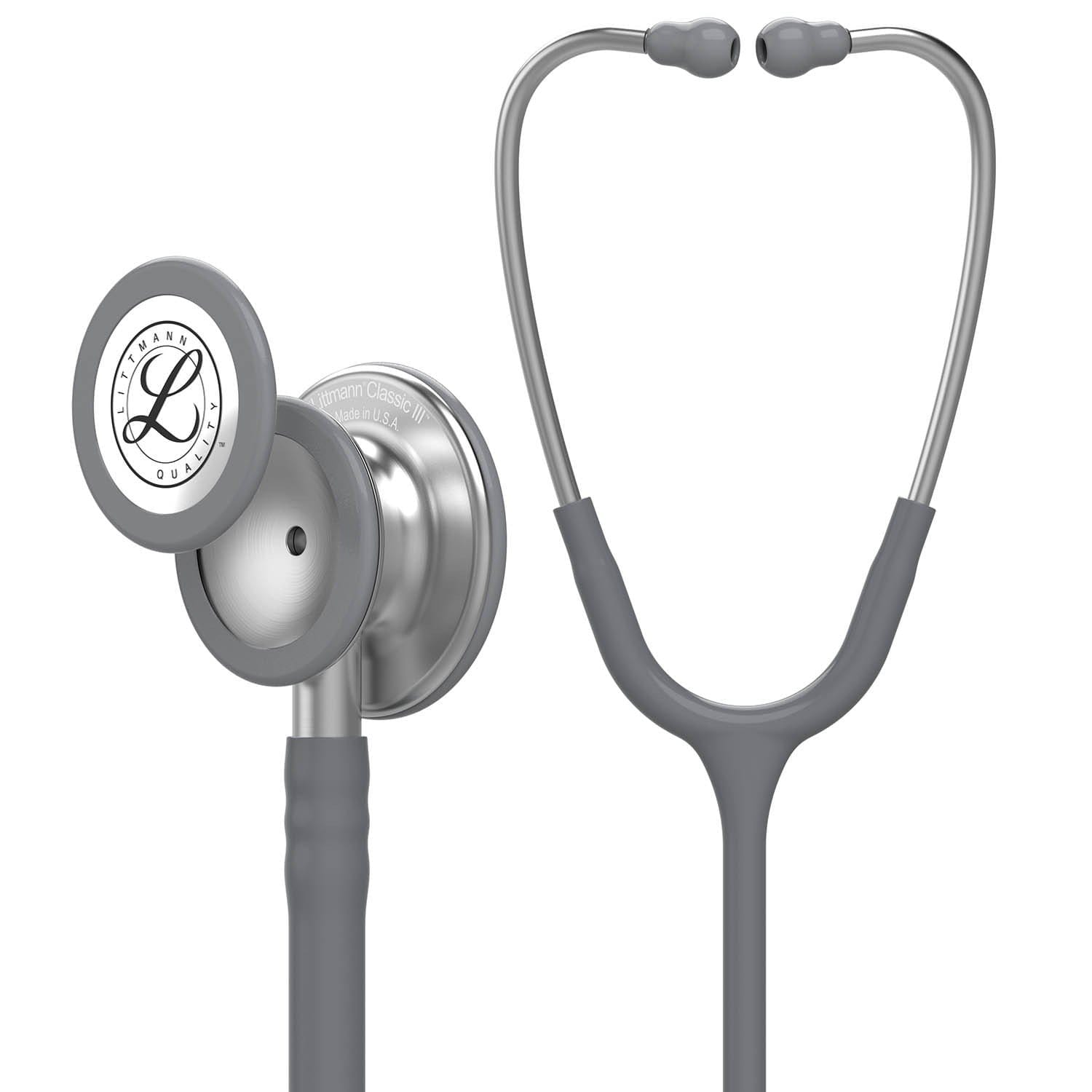 3M Littmann Classic III Monitoring Stethoscope Gray Tube, 27 inch