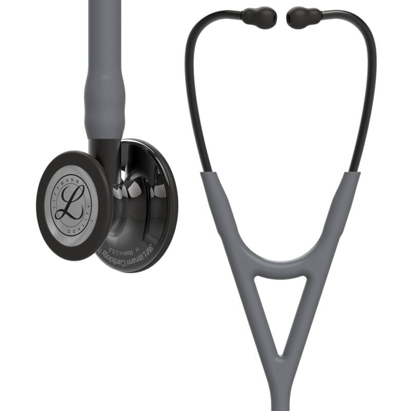3M Littmann Cardiology IV Stethoscope - Grey, Smoke-Finish, Smoke Stem 6238