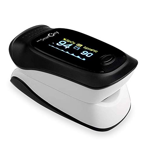 BPL Medical Technologies BPL Smart Oxy Finger Tip Pulse Oximeter (Black)|High Accuracy|SPO2|Perfusion Index| OLED Display