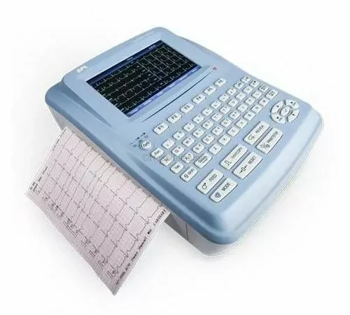 bpl 9108d 12 channel ecg machine 7 inch display