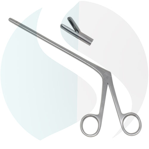 Disc Punch Forceps (Serrated) Straight