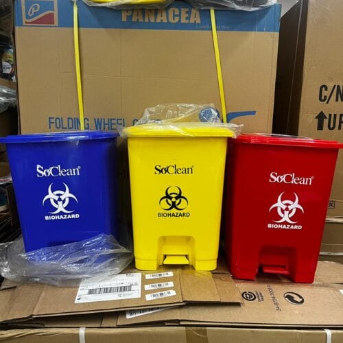 Bio Medical Waste Dustbin 15 Ltr (Pack Of 3)