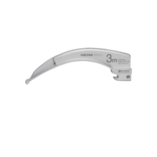 HEINE Classic+ Macintosh Fiber Optic Laryngoscope Blade - F-000.22.143 (Size 3m)