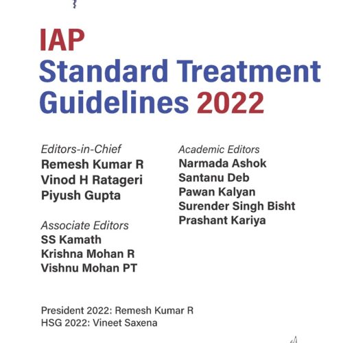 IAP Standard Treatment Guidelines 2022 by Remesh Kumar R